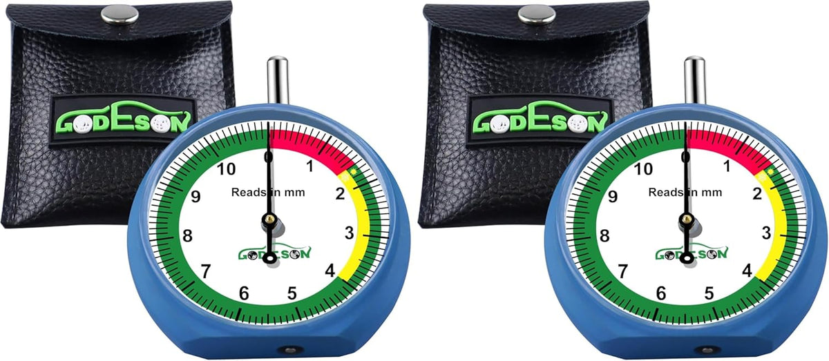 GODESON Dial Type Tire Tread Depth Gauge 88703 Professional for Motorcycle, car,Truck and Bus