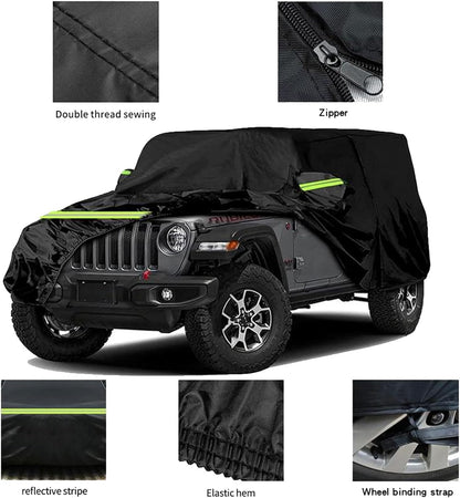 Sedan Car Cover, Car Cover Waterproof All Weather for Automobiles, Outdoor Full Car Covers Windproof Universal Fit for Sedan 178-185 inch