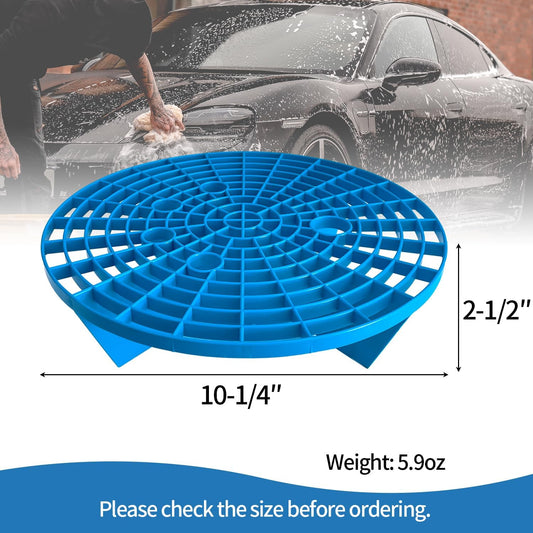 Sutekus Grit Trap Automotive Wash Bucket Insert Wash Bucket Filter Remove Dirt and Debris from Microfiber for Car Wash, Blue
