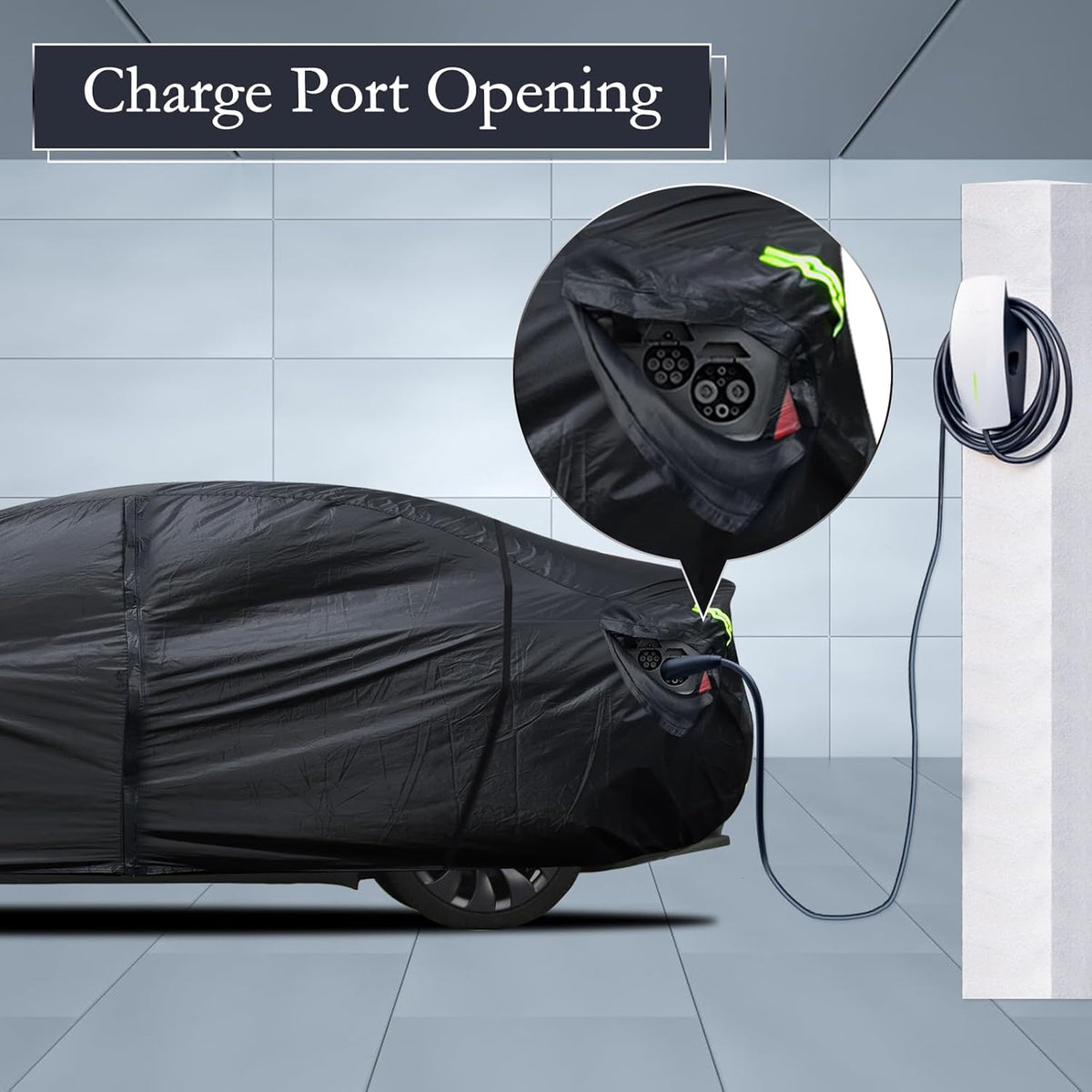 Car Cover Custom Fit for Toyota Corolla 2000-2025, Honda Civic 1991-2025, Waterproof All Weather Full Exterior Cover Rain Sun Protector Car Cover with Door Zipper