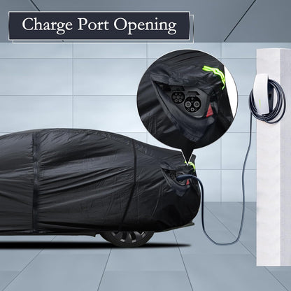Car Cover Custom Fit for Toyota Corolla 2000-2025, Honda Civic 1991-2025, Waterproof All Weather Full Exterior Cover Rain Sun Protector Car Cover with Door Zipper