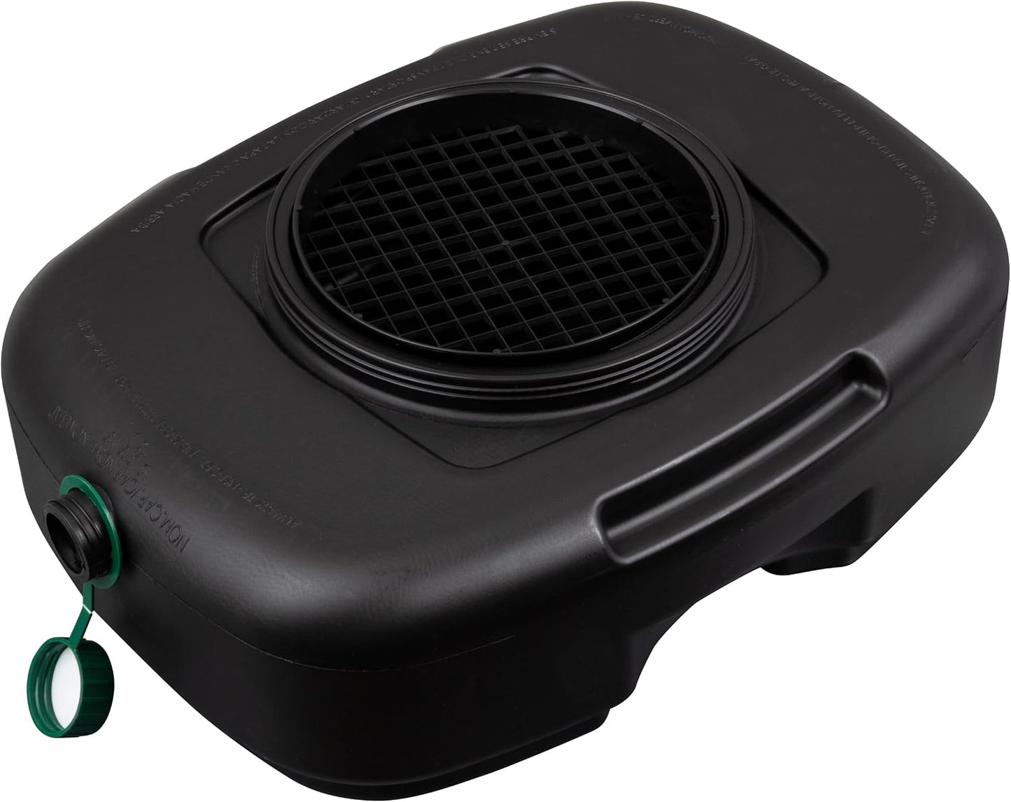 Scepter AM07029 7.3 Quart Oil Drain Pan with Lid, Filter Drain Screen, and Pour Spout for Automotive Fluids Including Engine Oil, Anti-Freeze, Transmission Fluid and More, 12" x 12-3/4" x 5.6"