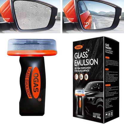 Windshield Cleaner Tool for Automotive Windshield, Window Cleaner Glass Oil Film Cleaner for Car Window Mirror Improve Windshield Clarity and Visibility for Safe Driving (1)