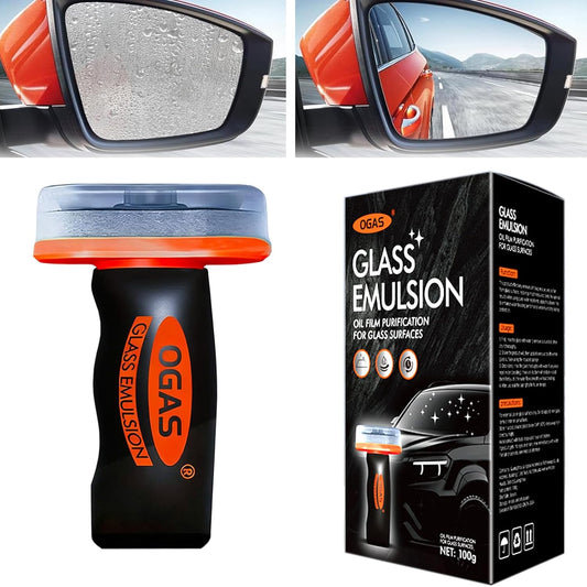 Windshield Cleaner Tool for Automotive Windshield, Window Cleaner Glass Oil Film Cleaner for Car Window Mirror Improve Windshield Clarity and Visibility for Safe Driving (1)
