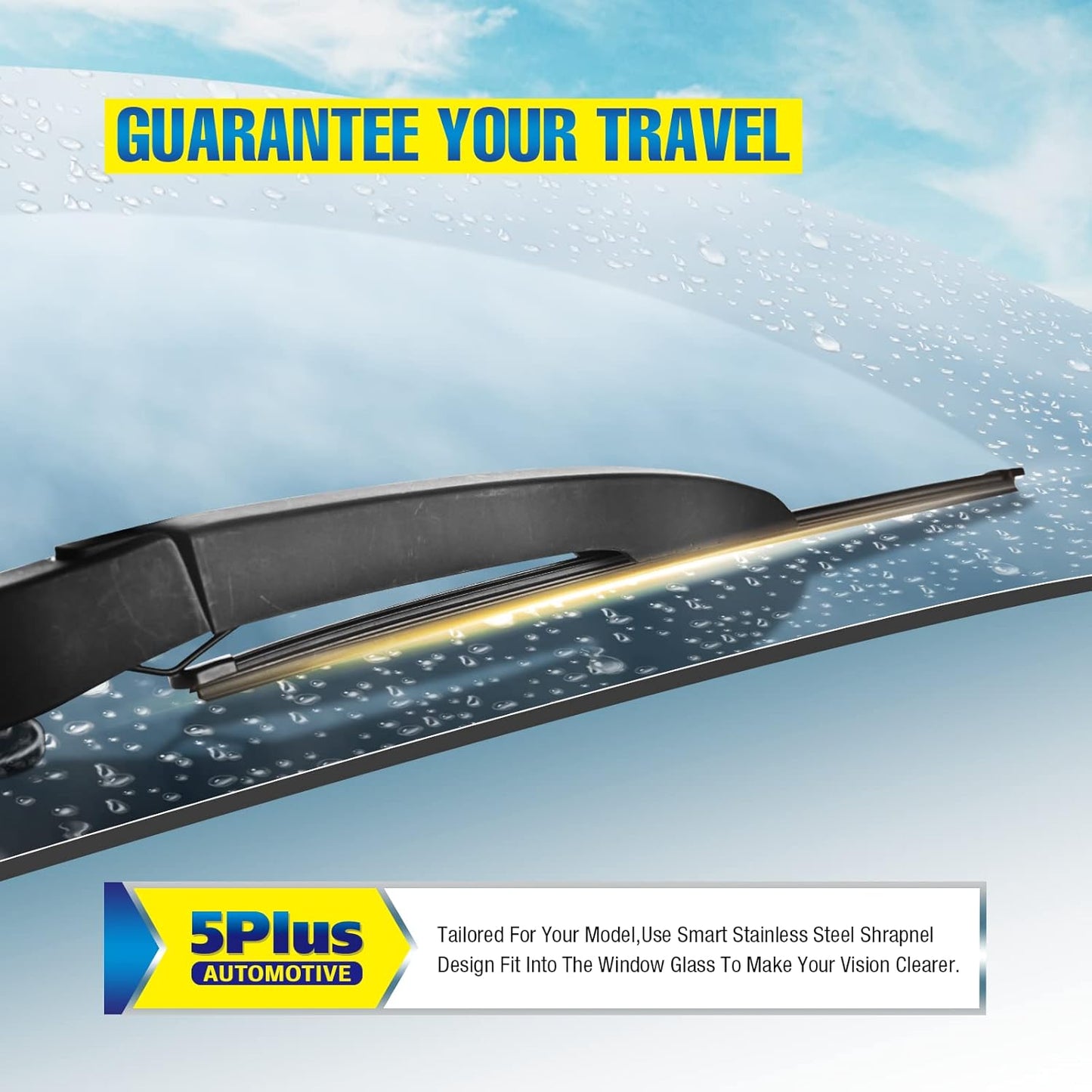 20"-2 Pack Windshield Wiper Blades Replacement For Ford F150 F250 F350 F450 F550 2008-1999 Expedition 2006-1999 Explorer 2010-2005 Mustang 2004-1999, Windshield Wiper Blades For My Car