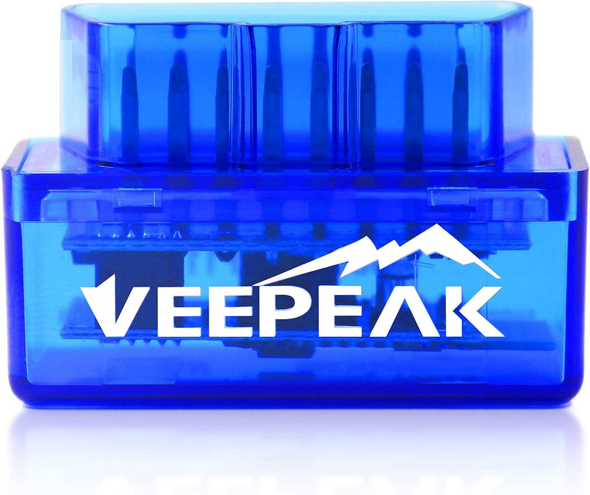 Veepeak Mini Bluetooth OBD2 Scanner Code Reader for Android (NOT for iOS) | Incompatible with iPhone or iPad. Check engine light diagnostics & live data for Android. Supports Torque & Car Scanner App.