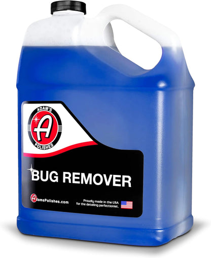 Adam's Bug Remover Gallon - Effectively Remove Contaminants From Car Paint, Windows or Bumper Parts & Accessories After Travel Road Trip - Spray During Car Wash or Dry - Dissolves On Contact
