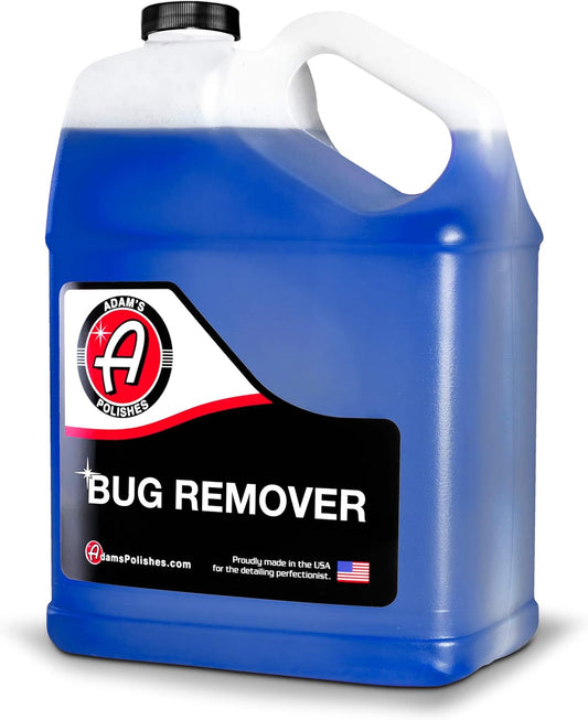Adam's Bug Remover Gallon - Effectively Remove Contaminants From Car Paint, Windows or Bumper Parts & Accessories After Travel Road Trip - Spray During Car Wash or Dry - Dissolves On Contact