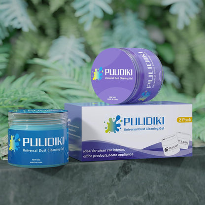 PULIDIKI Car Cleaning Gel Car Cleaning Putty Car Putty Auto Detailing Tools Car Slime Cleaner Dust Cleaning Gel for Car Interior Cleaner Car Cleaning Supplies Cleaning Kit Car Accessories Blue 2Pack