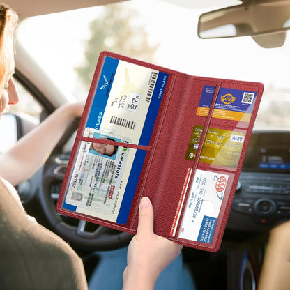 FINPAC Car Registration and Insurance Card Holder, Vehicle Glove Box Card Organizer Wallet Automobile Accessories for License