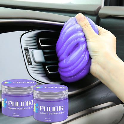 PULIDIKI Car Cleaning Gel Car Cleaning Putty Car Putty Auto Detailing Tools Car Slime Cleaner Dust Cleaning Gel for Car Interior Cleaner Car Cleaning Supplies Cleaning Kit Car Accessories Blue 2Pack