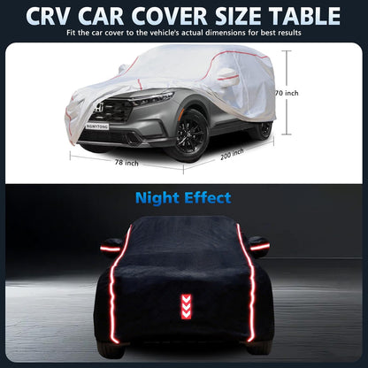 Car Cover for Sedan, Waterproof All Weather Heavy Duty, 360° Underbody Wrap Windproof Design, Quick Install Outdoor Vehicle Cover, Fits 186-193 in