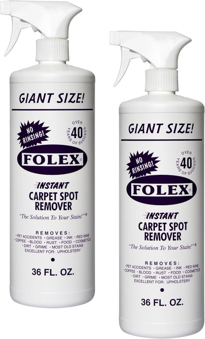 Folex Instant Carpet Spot Remover, 32 Fl Oz (Pack of 2)