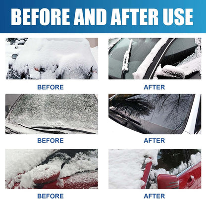 2pcs Deicing Agent, Window Snow Spray, Deicer for Car Windshield, Ice Melting Spray, Powerful Fast Melting Snow Cleaner, Car Accessories