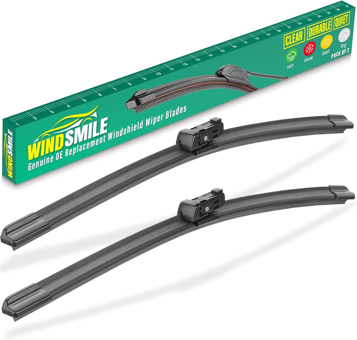 26" 16" 12" Windshield Wiper Blades Replacement for Toyota RAV4 2019 2020 2021 2022 2023 2024 2025 RAV 4 / Mazda 5 2006-2015 Premium All Weather Front Rear Wipers Set - OEM Quality (Pack of 3) - Colors C