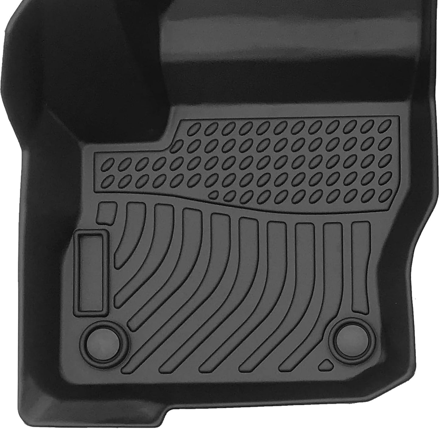 All Weather Floor Mats for 2016-2019 Chevy Cruze (No Fit 2016 Cruze Limited), Chevy Cruze Floor Mats, 1st and 2nd Maximum Coverage, 3D Waterproof TPE Rubber Protector Car Mats Full Set Liners