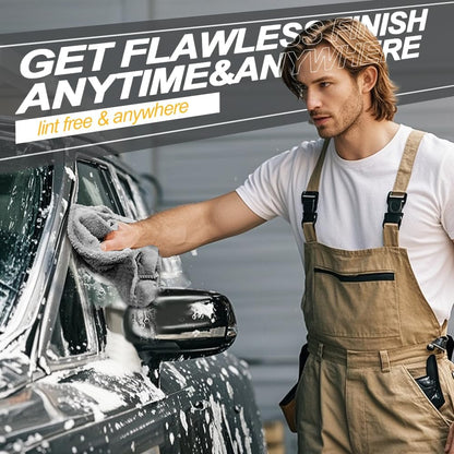 Car Detailing Kit - 3 Packs: Car Duster, Interior Cleaning Brush, Microfiber Towels | Detail Tools
