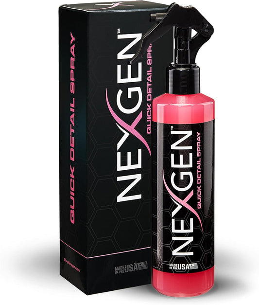 Nexgen Quick Detail Spray (16oz) - Ultimate Spot Cleaner & Ceramic Coating Maintenance - Instant Car Detailing for Freshly Waxed Shine - Car Cleaning Supplies - Protects & Extends Paint Lifespan
