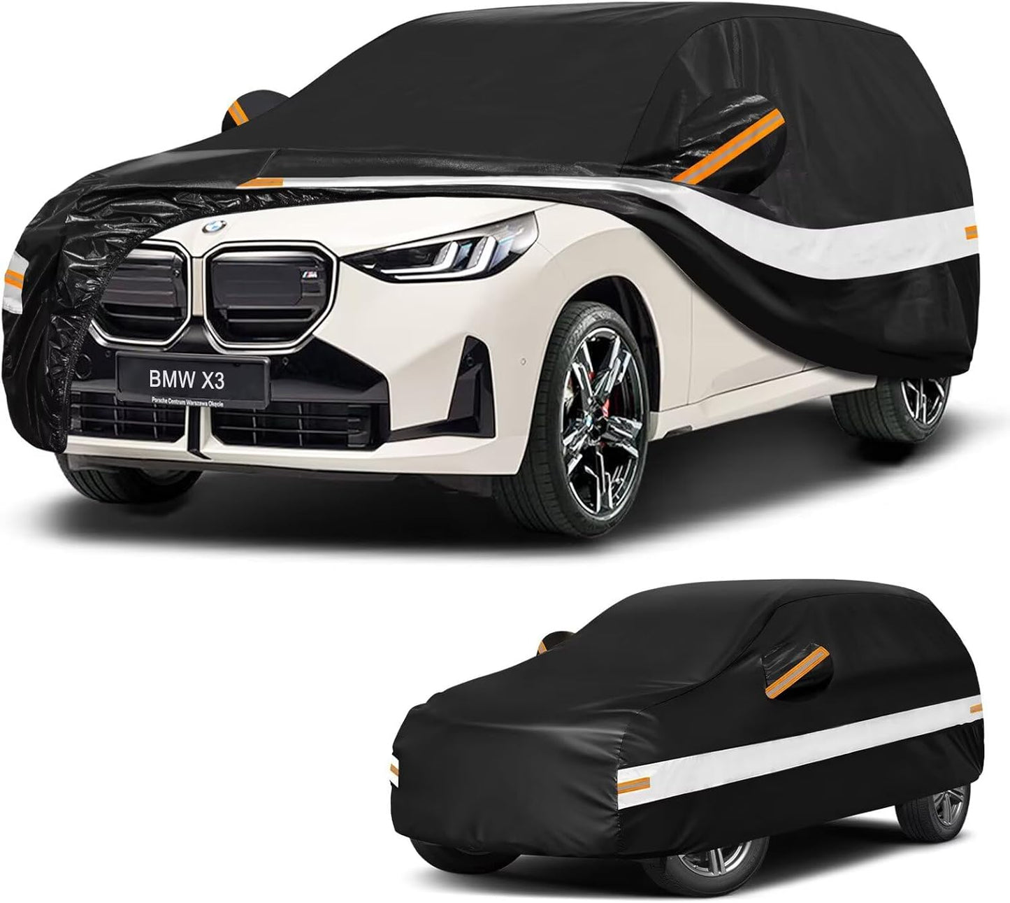 10 Layers Car Cover Custom Fit for Mercedes Benz C Class C250 C300 C43 C63 (1993-2026), Waterproof All Weather for Automobiles, Outdoor Full Cover Sun Dust Rain Protection with Cotton. Black - Colors A