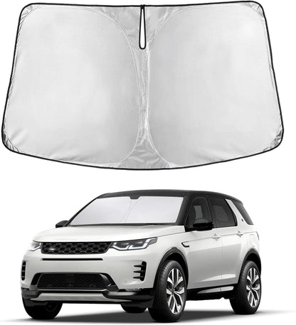 EcoNour Car Windshield Sun Shade | 2025 Upgraded Innovative No-Light-Pass Technology for Maximum Coverage | Foldable Sun Shade Keeps Your Vehicle Cool | Must-Have Car Accessories | Small (59" x 29") - Colors J