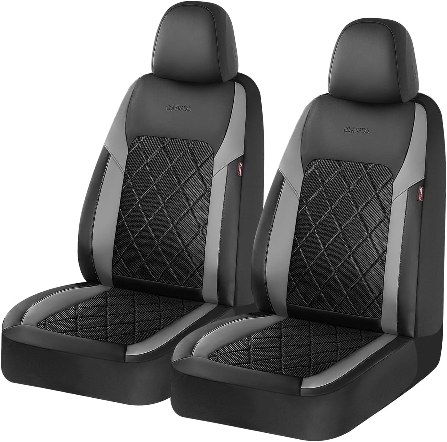 Coverado Car Seat Covers, Seat Covers Full Set, 5 Seats Automotive Seat Cover, Mesh Breathable Seat Protectors, Universal Fit for Most Cars