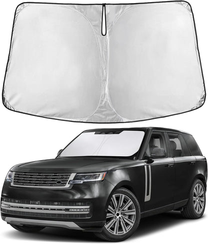 EcoNour Car Windshield Sun Shade | 2025 Upgraded Innovative No-Light-Pass Technology for Maximum Coverage | Foldable Sun Shade Keeps Your Vehicle Cool | Must-Have Car Accessories | Small (59" x 29") - Colors G