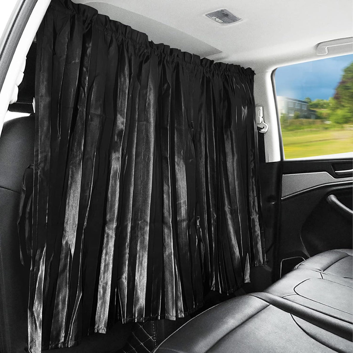 ZATOOTO Suede Car Window Shades 4PCS - Car Window Covers for Ultimate Privacy, UV Protection, and Heat Insulation, Side Window Sun Shade Perfect for Camping, Travel, Baby Safety, and Daily Use