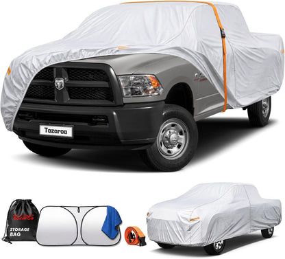 Car Cover Waterproof All-Weather,Heavy-Duty Outdoor Full Exterior Automobiles Sedan/Coupe (Length 186-193 inch) with Windshield Sun Shade Universal Fit Toyota Camry, Tesla Model 3, Accord etc