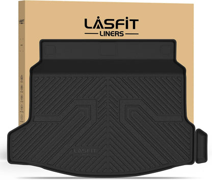LASFIT Cargo Liner for Honda CR-V 2026 2025 2024 2023 (Gasoline & Hybrid & e:FCEV) All Weather TPE Car Trunk Mat (Upper Position), Cargo Only Black