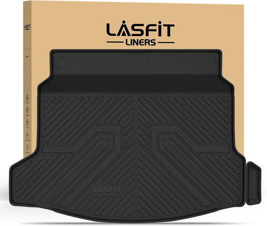 LASFIT Cargo Liner for Honda CR-V 2026 2025 2024 2023 (Gasoline & Hybrid & e:FCEV) All Weather TPE Car Trunk Mat (Upper Position), Cargo Only Black