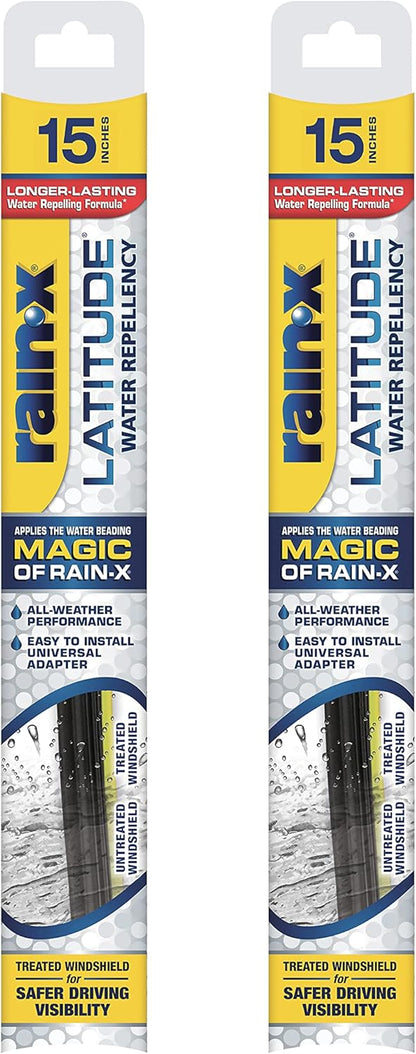 Rain-X 810363 Repellency Water Repellent Wiper Blades, 22" Windshield Wipers (Pack of 2), All Weather Streak-Free for Enhanced Visibility w/Water Repellency Formula [Amazon Exclusive] - Colors B