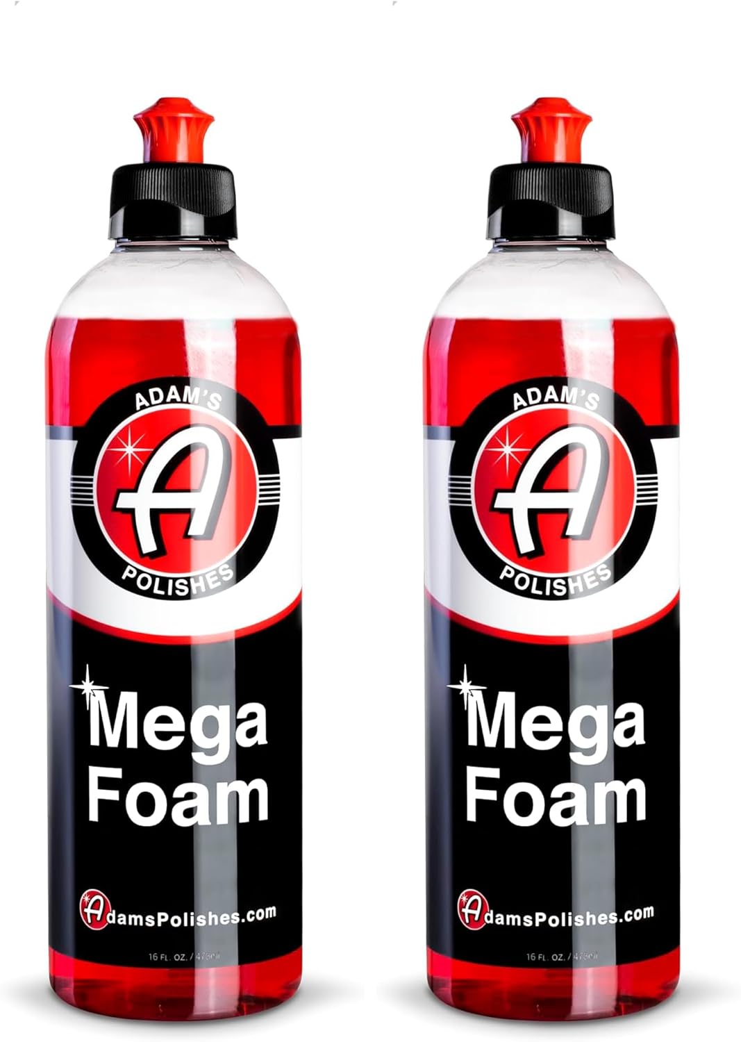 Adam’s Mega Foam (16oz) - pH Neutral Car Soap For Car Washing, Concentated For Wash Bucket, Foam Gun, Won't Strip Car Wax or Ceramic Coatings