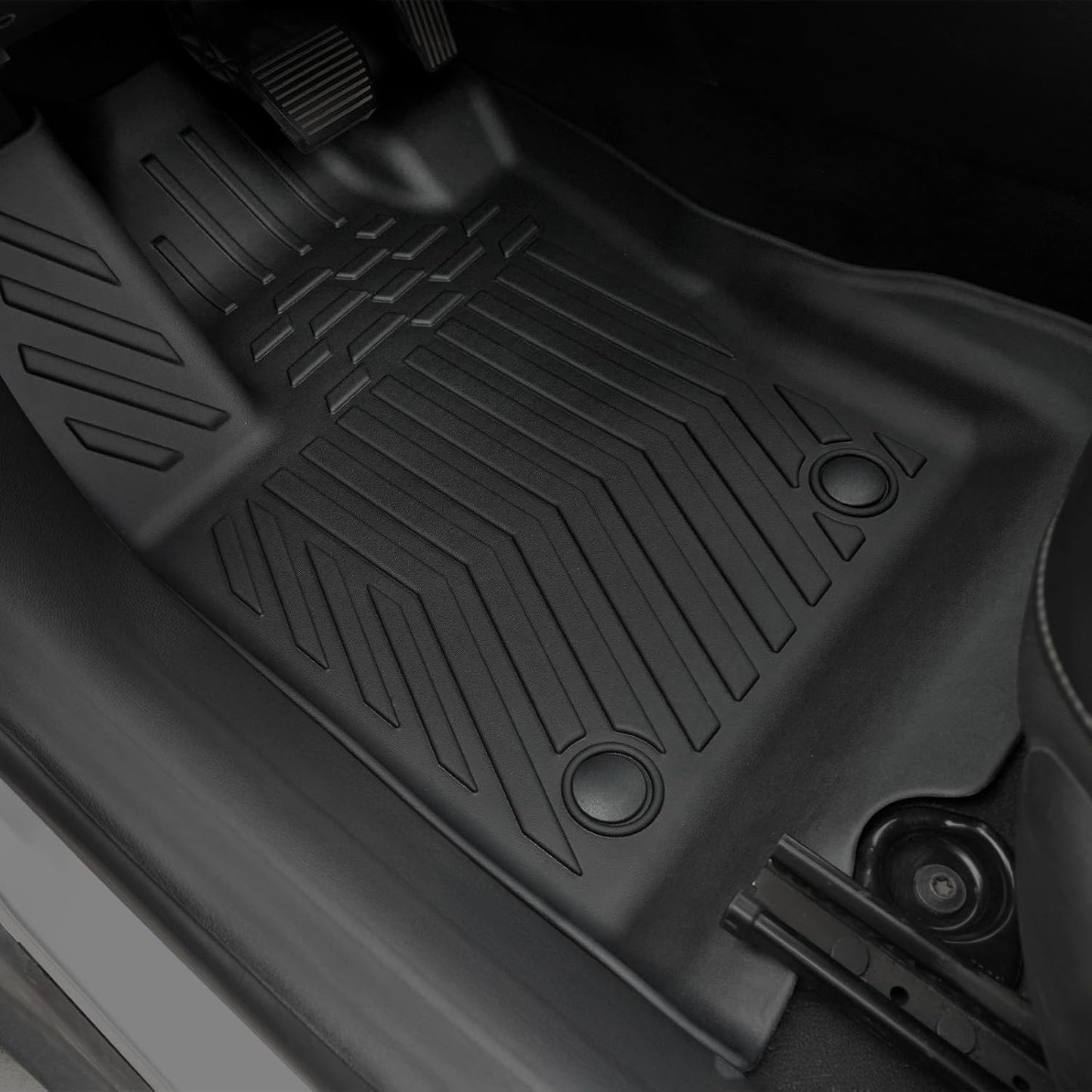 Floor Mats for Jeep Cherokee 2019-2023, All Weather Floor Mats Trunk Cargo Liner with Backrest Protectors and Door Sill Guards Accessories, Full Coverage Set