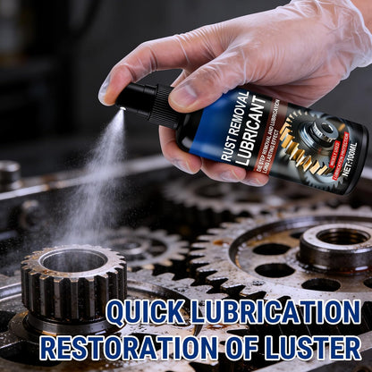 2Pcs Rust Remover Spray for Metal, Iron Rust Stain Remover, Multi-Functional Quick-Acting Powder Remover Spray for Vehicles, Tools, Chains