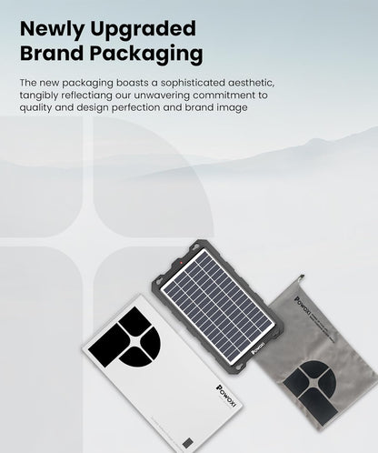 POWOXI Upgraded 7.5W-Solar-Battery-Trickle-Charger-Maintainer-12V Portable Waterproof Solar Panel Trickle Charging Kit for Car, Automotive, Motorcycle, Boat, Marine, RV,Trailer, Snowmobile, etc.