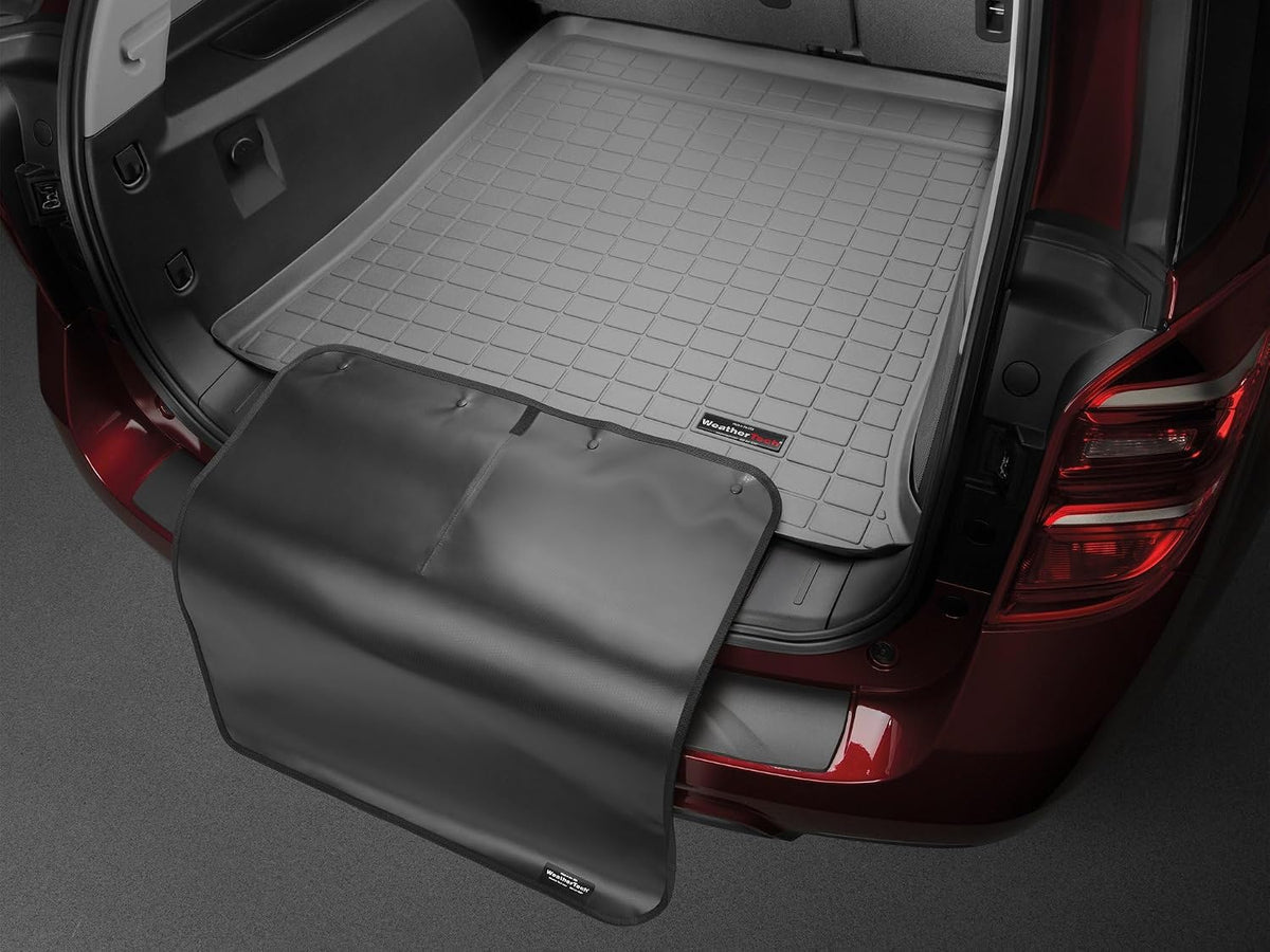 WeatherTech Cargo Trunk Liner with Bumper Protector for Jeep Grand Cherokee, Grand Cherokee, Behind 2nd Row w/Bumper Protector (40469SK), Black
