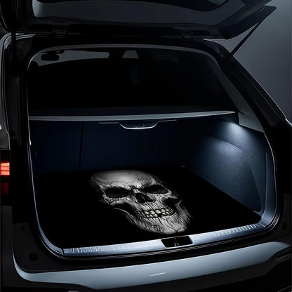 Universal Car Trunk Mat 29" x 39",Purple Colorful Flowers All Weather Trunk Protection Cargo Liner, Durable Cargo Mat Rear Trunk Liner,Stylish Vehicle Interior Accessories Suitable for Most Car Models