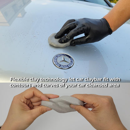 Car Clay Bars Auto Detailing 400g and Clay bar Lubricant Tablets 8 Pack(1pcs=16 oz) Clay bar kit,Include Portable Spray Bottle and Micro Fiber Towel,for Car Detailing Damage Free Cleaning