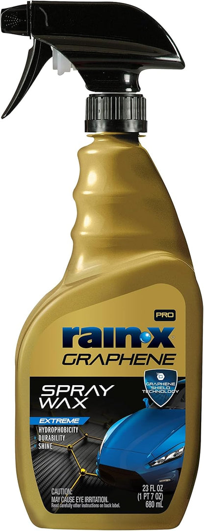 Rain-X 630177SRP Cerami-X Glass Cleaner + Water Repellent, 23oz - Cleaning Effectively While Remaining Streak Free, Protecting Against Contaminants and Stains