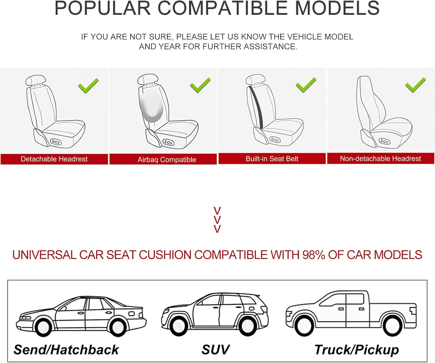 BOPUOVRE Car Seat Cover for Luxury & Comfort - PU Leather, Anti-Slip, Full Wrap Protection with Storage Pocket for Bottom Cushion - Universal Fit for 95% of Vehicles (Black,1 Piece)