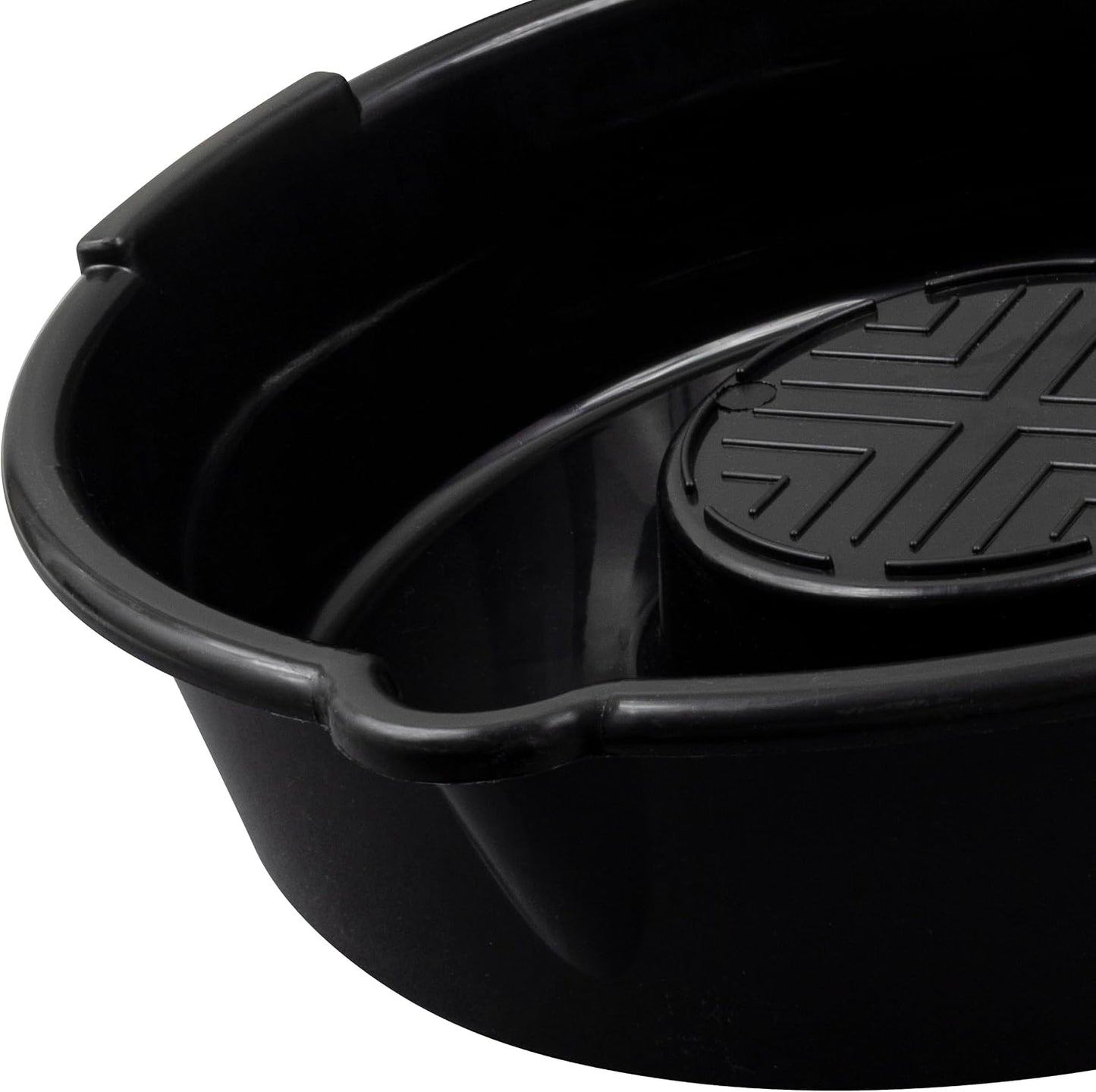 Scepter AMKIT01 15.5 Quart Oil Drain Pan with Pour Spout and 18-Inch Mechanics Funnel Kit for Automotive Fluids Including Engine Oil, Anti-Freeze, Transmission Fluid and More, Black