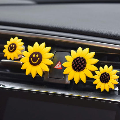 2 Pieces Small Bee Air Vent Clips Bling Bee Car Accessories Cute Car Air Freshener Rhinestone Gift Decorations Charm Car Clip Interior Air Vent Decor