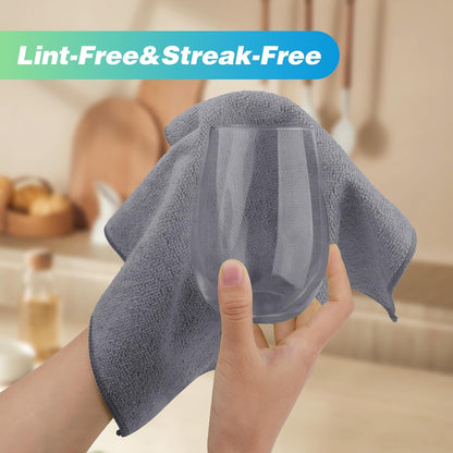 HOMEXCEL Professional Large Microfiber Car Drying Towels 2 Pack, Lint Free, Scratch Free, Highly Absorbent Drying Towel for Cars, SUVs, RVs, Trucks, and Boats,31" x 24",Grey