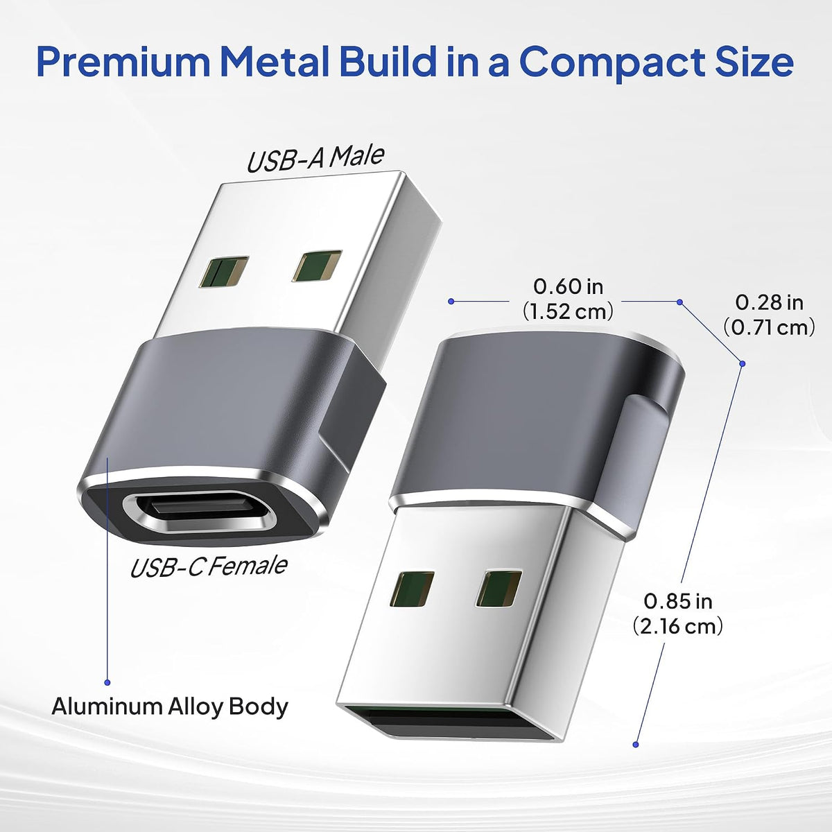 Elebase USB to USB C Adapter for iPhone 17 4Pack,USBC Female to A Male Car Charger Adapter,Type C Converter Apple 17e 16 Pro Max 15 14 Plus,iWatch Watch 11 10 Ultra 3,iPad Air,Samsung Galaxy S26
