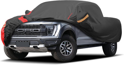 Car Cover Outdoor Automobiles Waterproof All Weater Truck Cover for Chevy Silverado, GMC Sierra, Ford F150/F 150 Heavy Duty Outdoor Pickup Cover Snow Uv Sun Protection