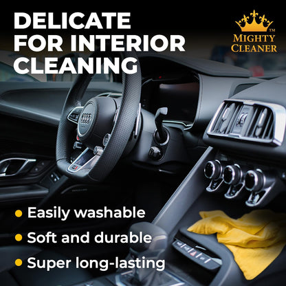 Premium 2pk Mini +1 Free Shammy Cloth for Car Drying - 17”x13” - Super Absorbent Chamois Towel for Car - Scratch-Free, Reusable & Soft Cleaning Towel