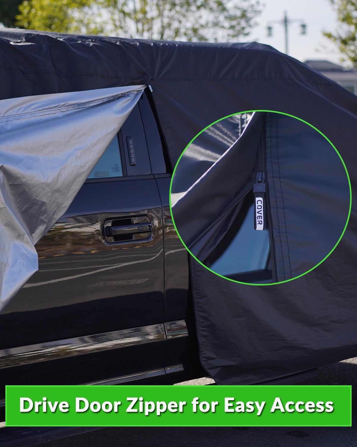 Car Cover Waterproof All Weather for Automobiles, Outdoor Full Exterior Covers for Sedan Black(Suggest Car Length from 194"-208")