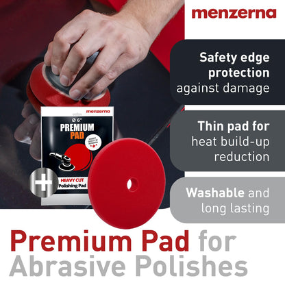 menzerna Polishing Set 8oz – HCC1000, MCC2500 & 3800 | 3-Step System for Scratch Removal, Swirl Elimination & Mirror-Like Finish