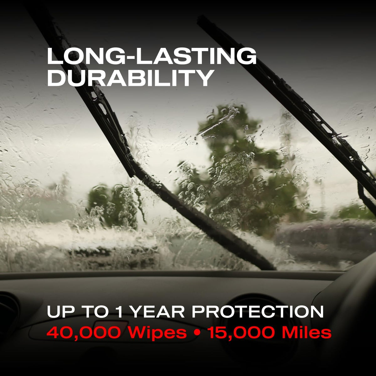 Nasiol GlasShield Wipe-On Nano Rain Repellent Wipe Kit, Ceramic Coating for Windshield, Quick & Easy Application, Easy to Clean, Car Rain-Repellant, Durable Lasts for 15,000 Miles