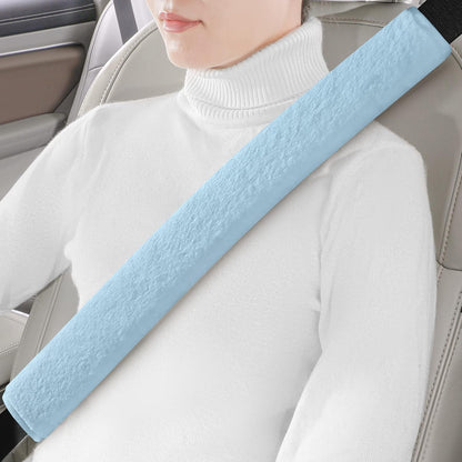 LACDL Extra Long Seatbelt Cover Super Soft Furry for Adults Kids Women & Men, Thick Plush Full Car Seat Belt Strap Cushion, Fluffy Shoulder Pad Protector, Auto Interior Accessories, 1pc, Black, 15.5in